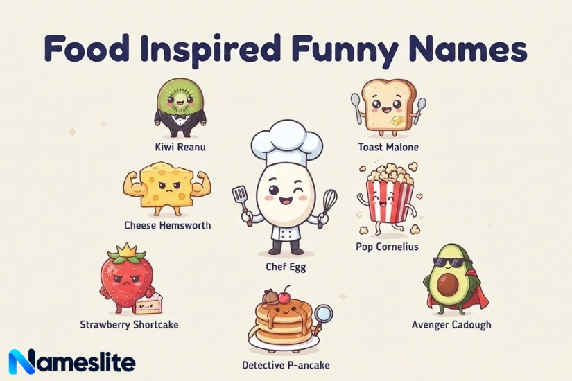 Food Inspired Funny Names Like Ben Dover