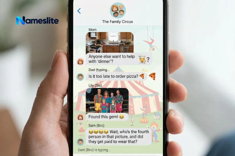 Group Chat Names for 4 Family Members