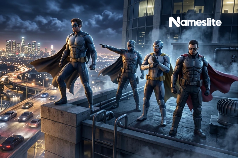 Superhero-Inspired Funny GTA Organization Names