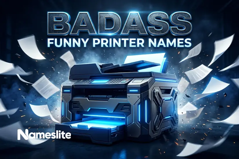 Badass Funny Printer Names

