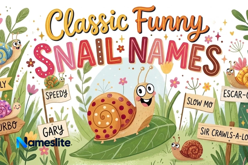 Classic Funny Snail Names
