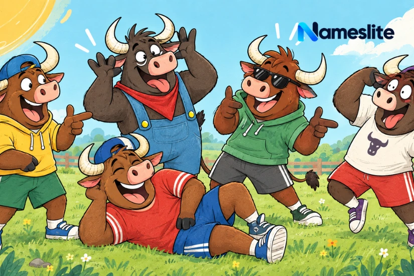 Comedic Charm Funny Names For Bulls
