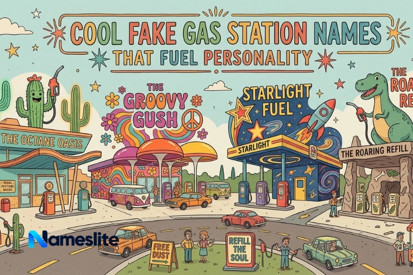 Cool Fake Gas Station Names That Fuel Personality