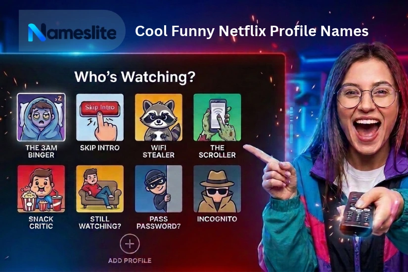 Cool Funny Netflix Profile Names
