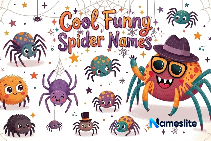 Cool Funny Spider Names
