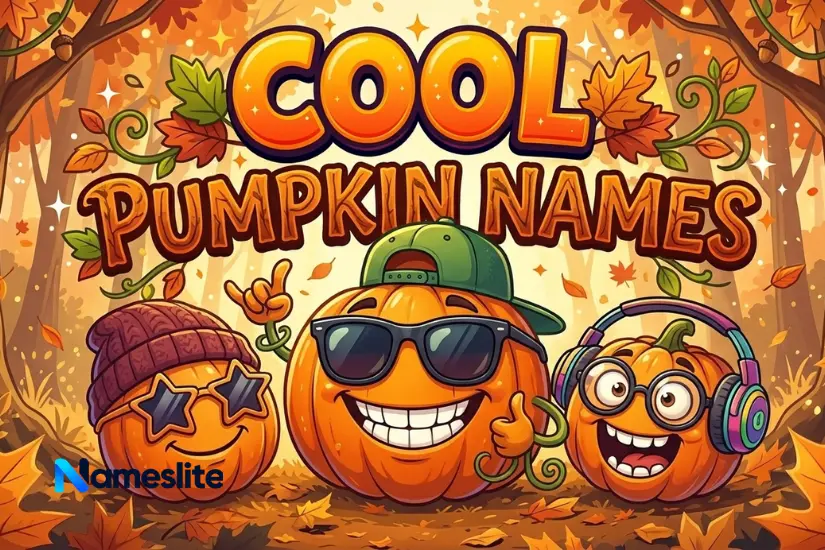 Cool Pumpkin Names
