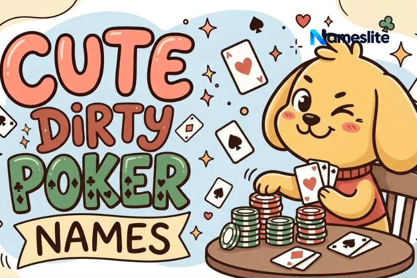 Cute Dirty Poker Names
