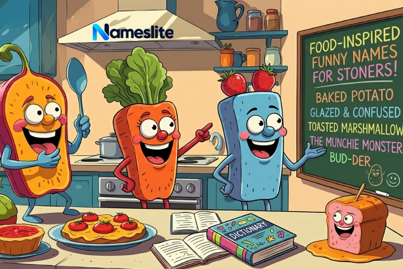 Food-Inspired Funny Names For Stoners

