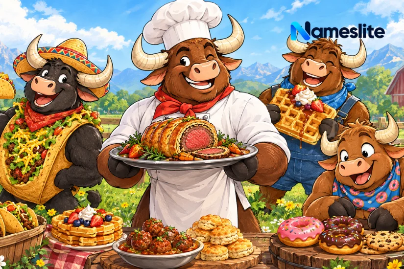 Food-Themed Funny Names For Bulls