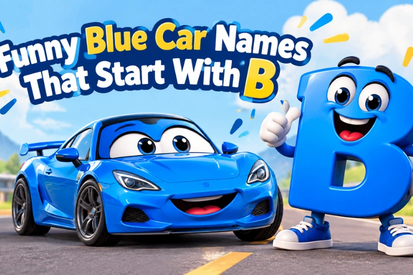 Funny Blue Car Names That Start With B
