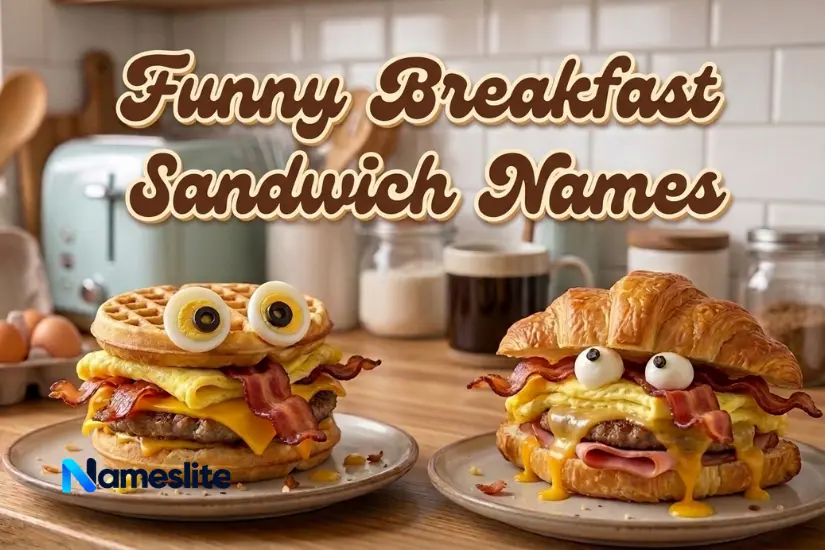 Funny Breakfast Sandwich Names
