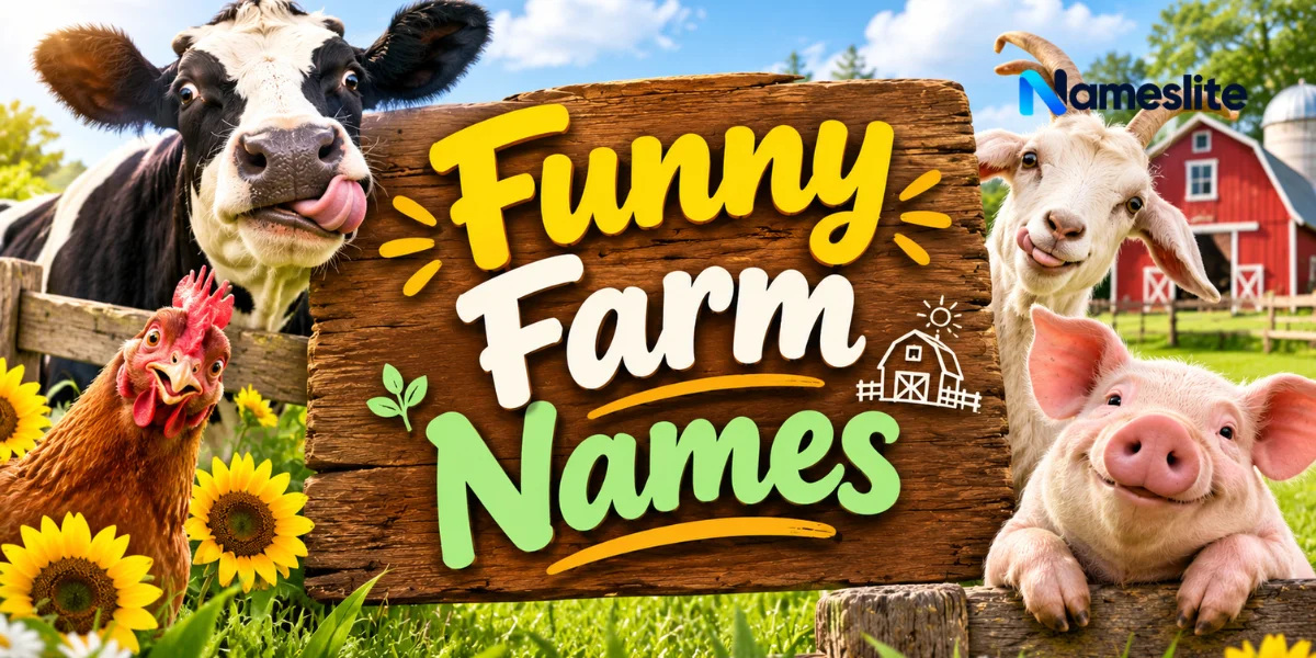 Funny Farm Names 200+ Hilarious & Creative Ideas
