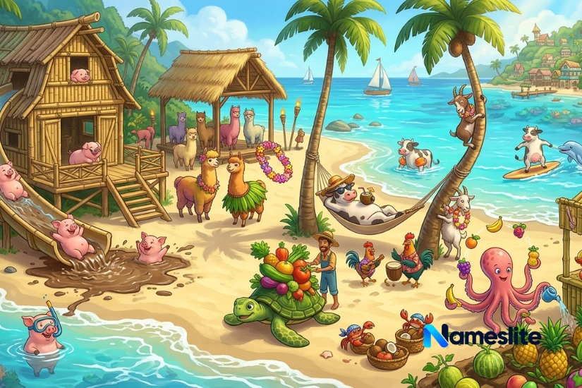 Funny Farm Names for Coral Island
