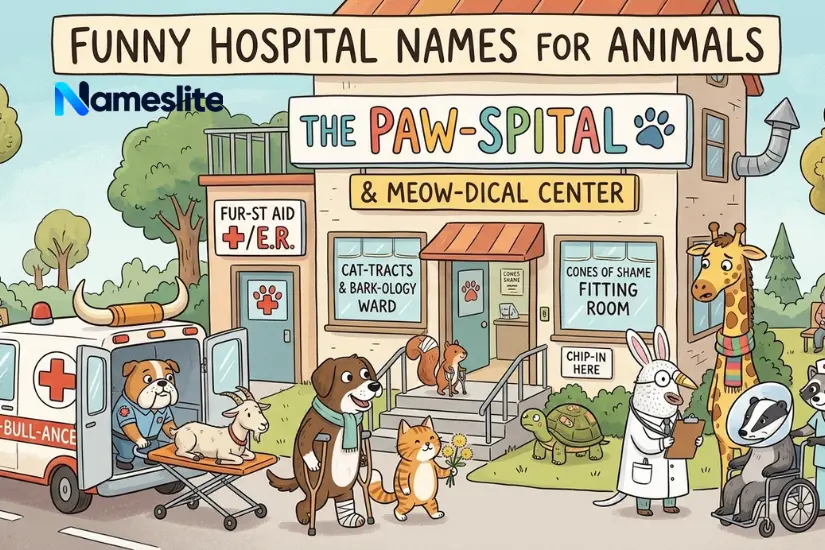 Funny Hospital Names For Animals
