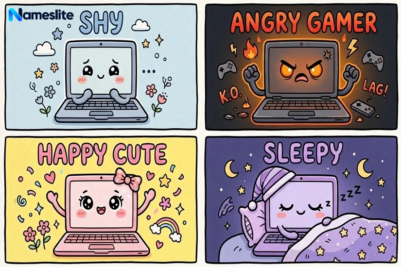 Funny Laptop Names Based on Personality
