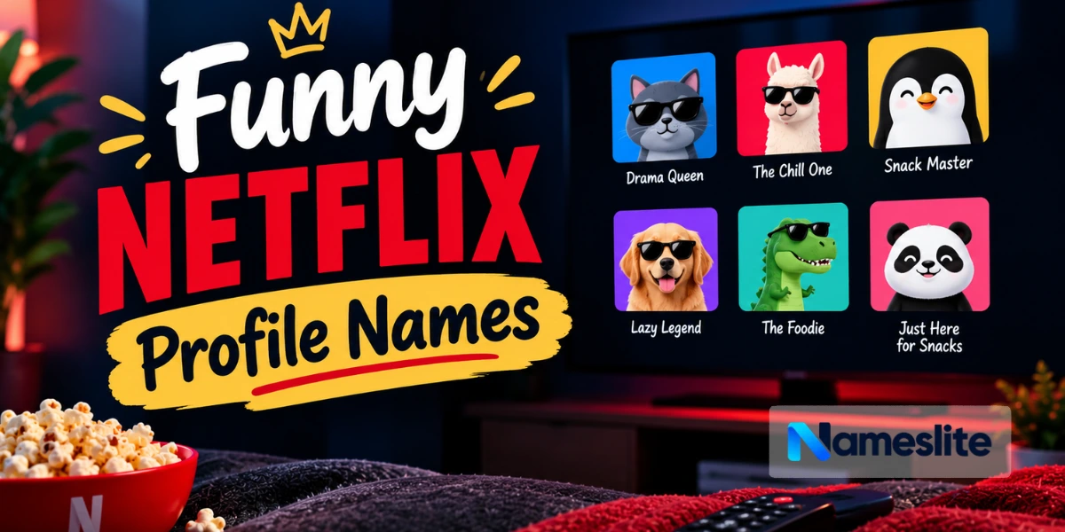 Funny Netflix Profile Names150 Creative and Unique Picks