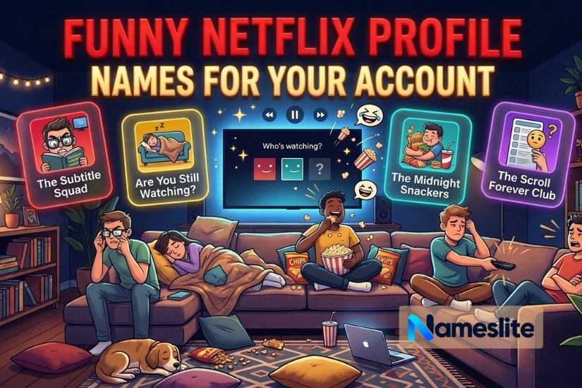 Funny Netflix Profile Names For Account
