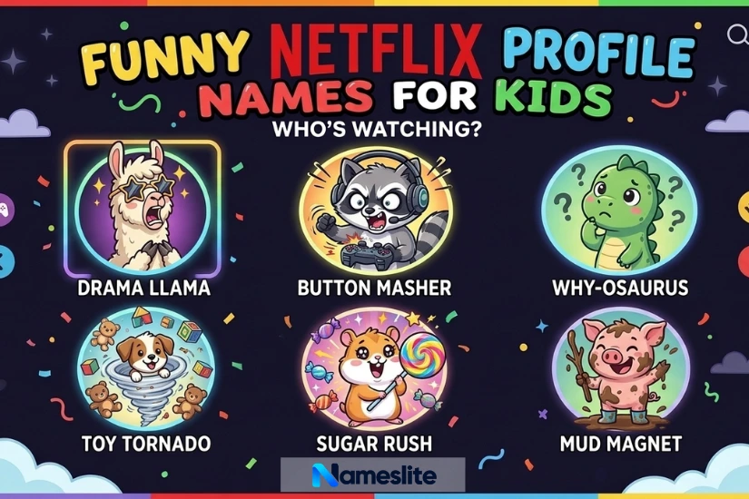 Funny Netflix Profile Names for Kids
