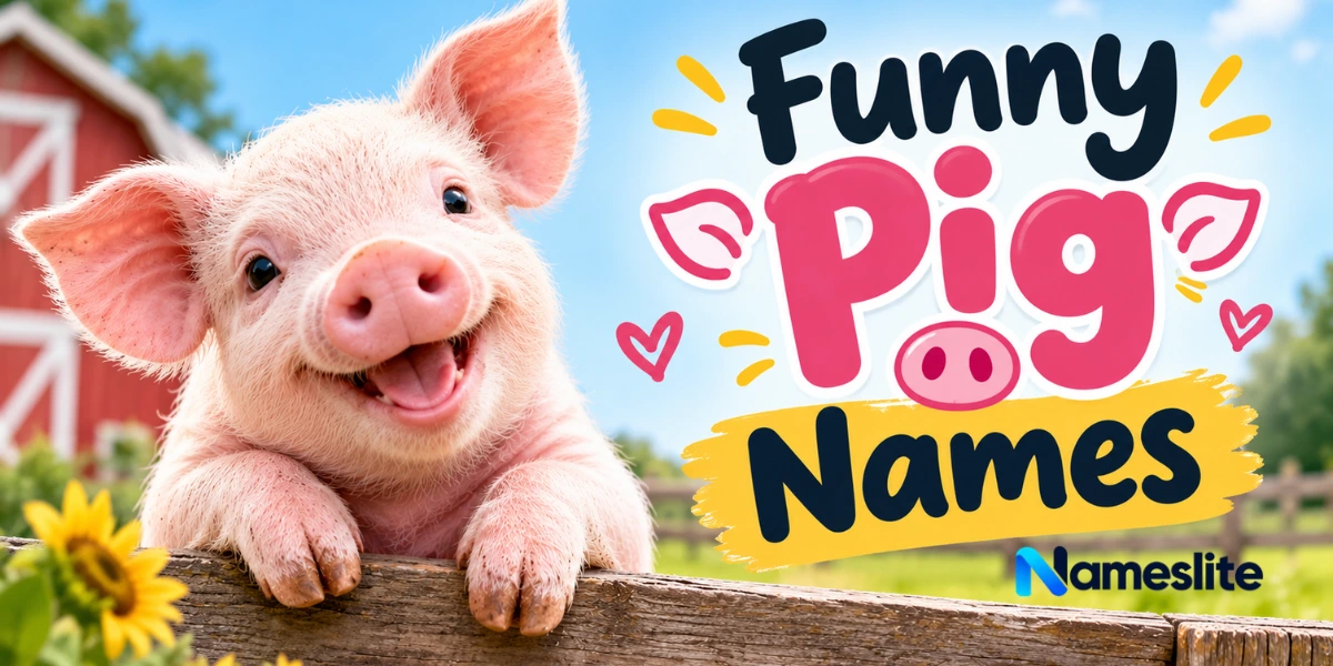 Funny Pig Names 200+ Cute, Clever & Silly Picks