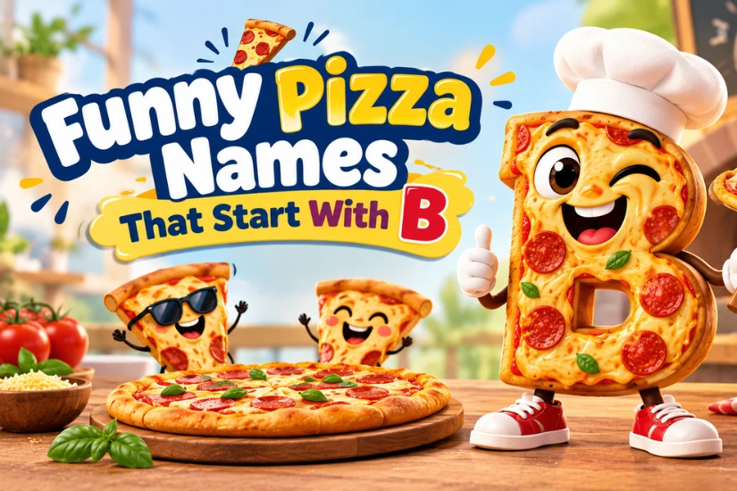 Funny Pizza Names That Start With B
