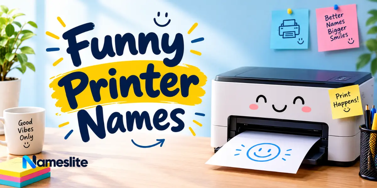 Funny Printer Names: 150+ Creative Ideas for Your Printer