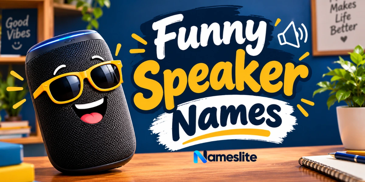 Funny Speaker Names: 200+ Hilarious & Creative Ideas