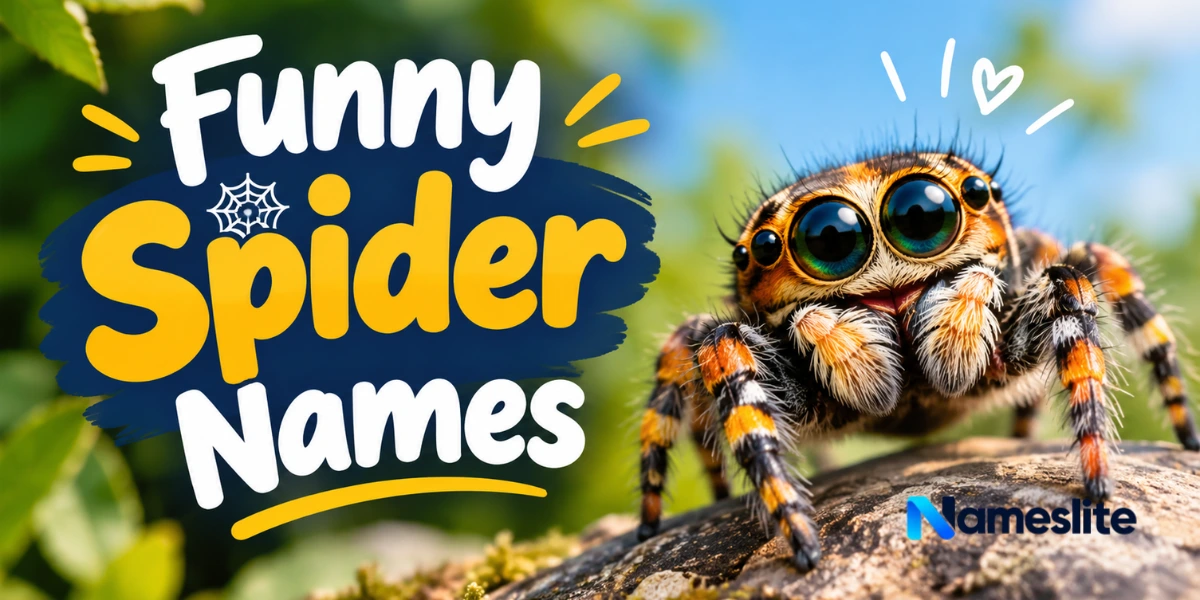 Funny Spider Names: 200+ Hilarious Ideas That’ll Make You Laugh