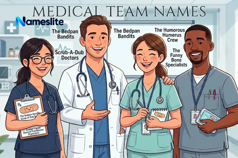 Hilarious Funny Medical Team Names