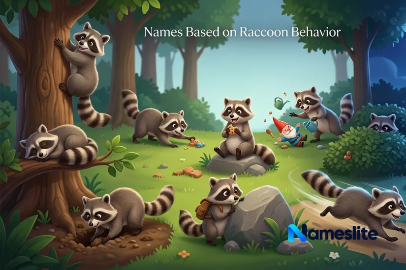 Nicknames for Raccoons Based on  Behavior
