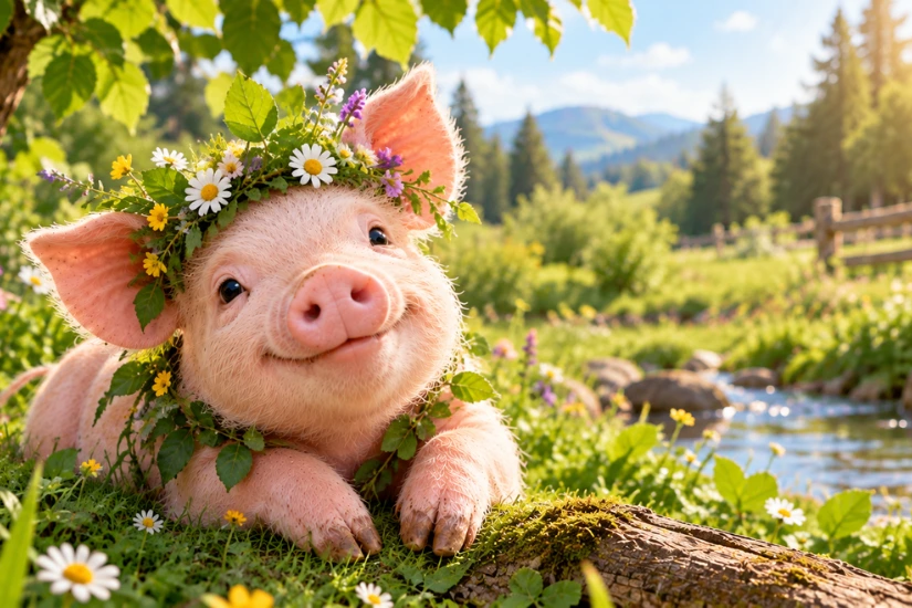 Nature-Inspired Funny Pig Names