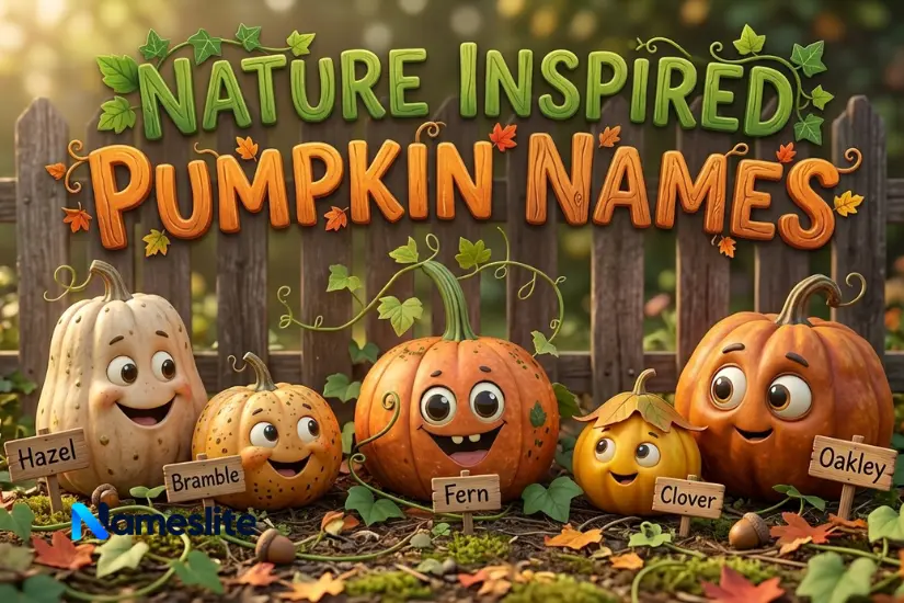 Nature Inspired Pumpkin Names
