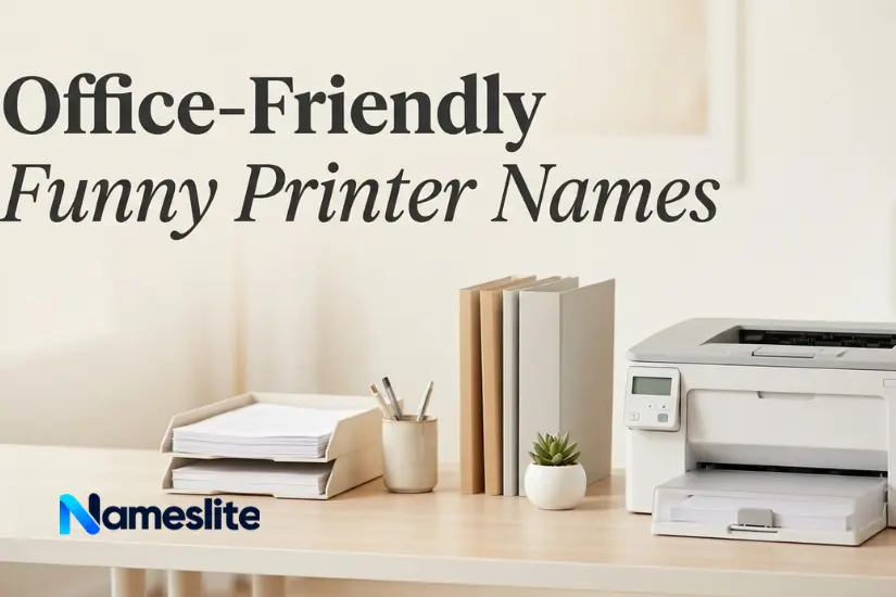 Office-Friendly Funny Printer Names

