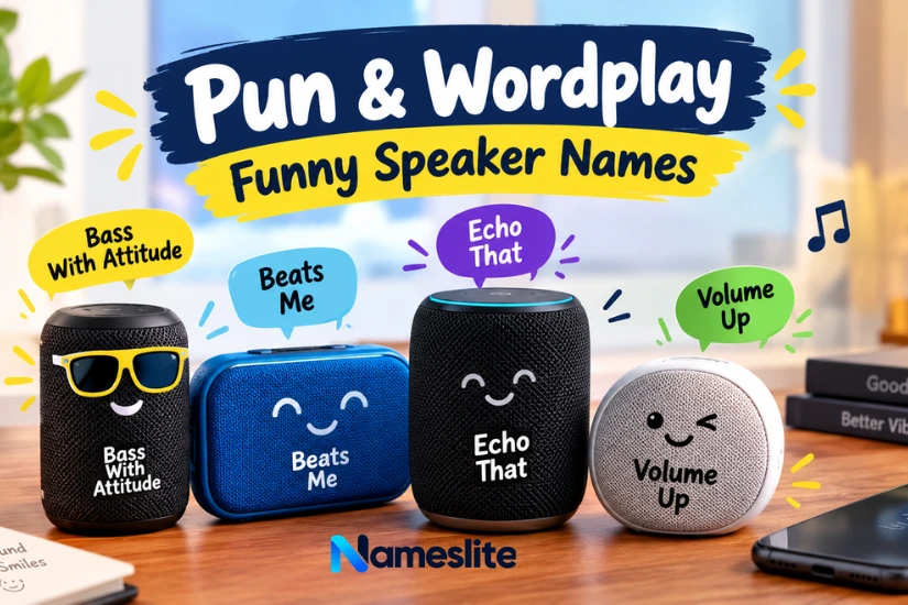 Pun & Wordplay Funny Speaker Names
