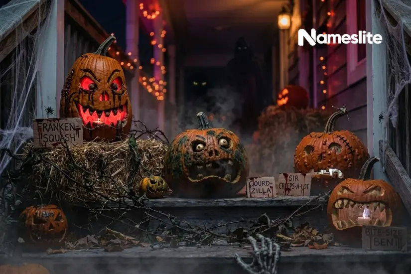 Scary Twisted Funny Pumpkin Names
