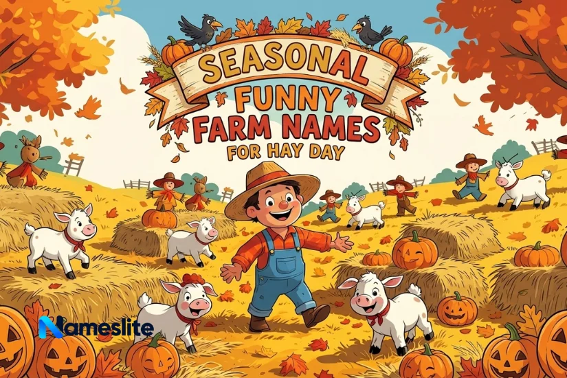 Seasonal Funny Farm Names for Hay Day
