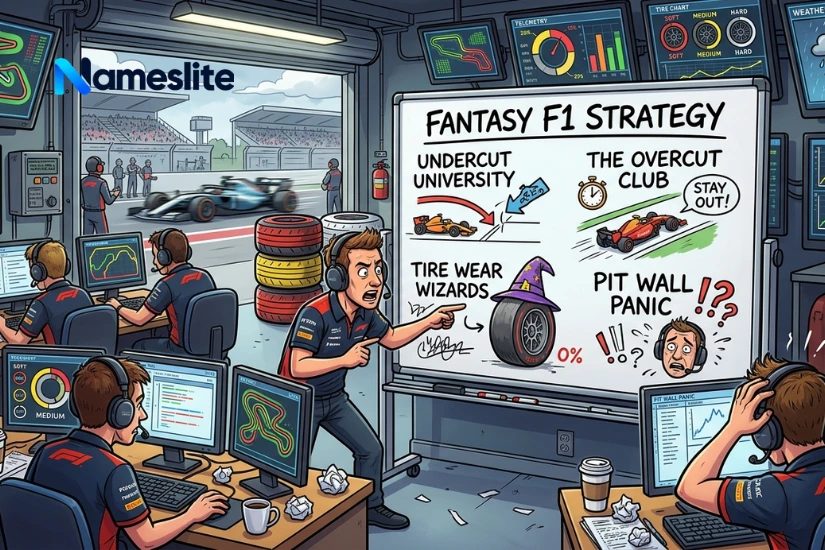 Smart & Strategy-Based Funny F1 Names
